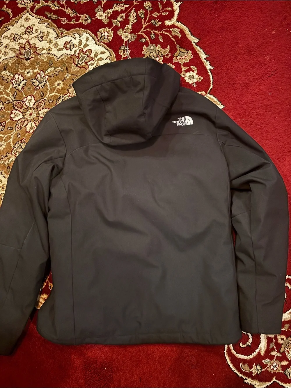 The North Face Men's Black Hooded Softshell Raincoat